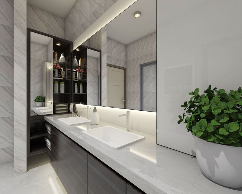 Modern Bathroom with Smart Features