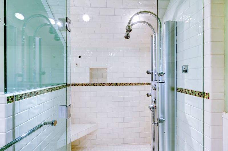 Tile-Enclosed Shower